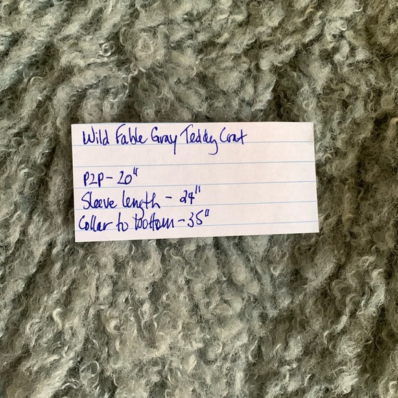 Open Front Teddy Coat by Wild Fable - Picture 7 of 7